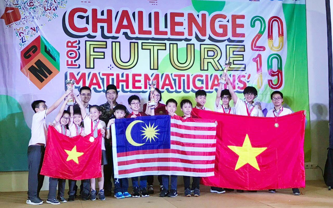 Học sinh Việt Nam đoạt 10 huy chương vàng cuộc thi "Thử thách nhà Toán học tương lai"