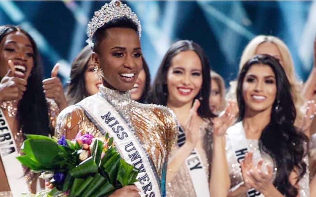 Mỹ nhân tóc ngắn Nam Phi đăng quang Hoa hậu Hoàn vũ 2019