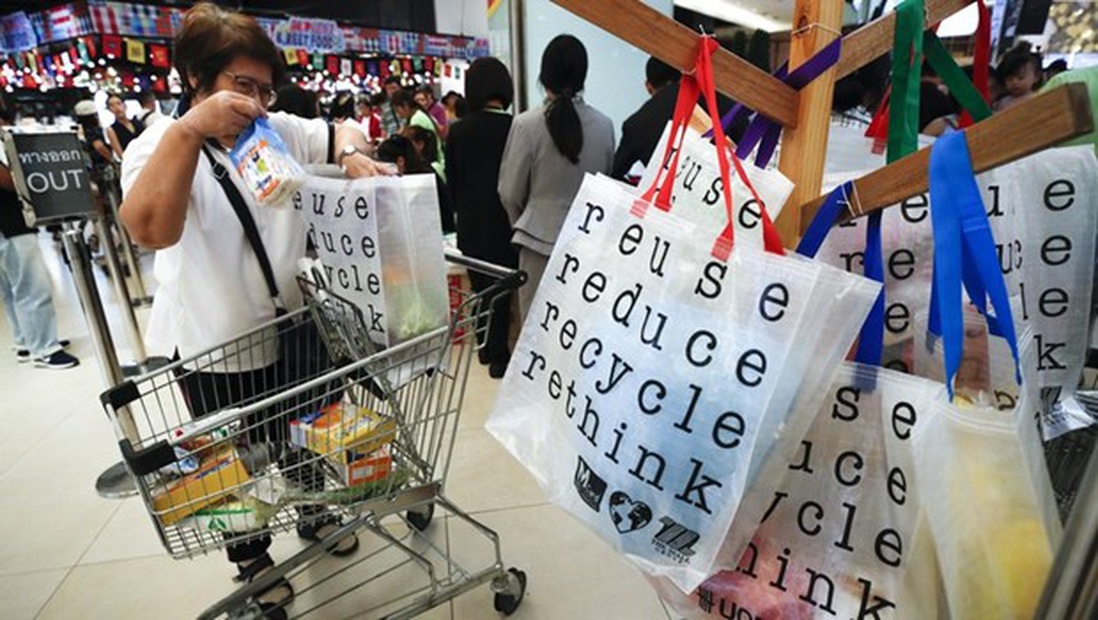 Thái Lan cấm sử dụng túi nylon dùng 1 lần kể từ năm 2020