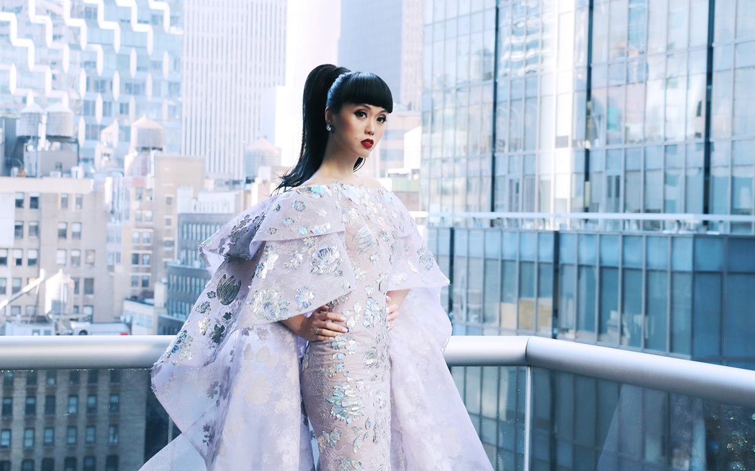 Jessica Minh Anh làm show thời trang thân thiện môi trường tại Mỹ