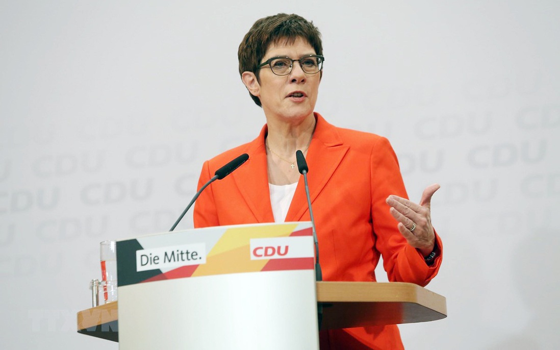 Đức: Nữ Chủ tịch CDU tại nhiệm đến khi có ứng cử viên thủ tướng mới