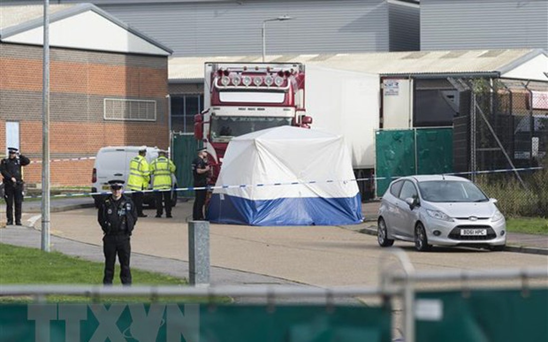 Vụ 39 thi thể trong xe tải ở Anh: Kết luận nguyên nhân tử vong