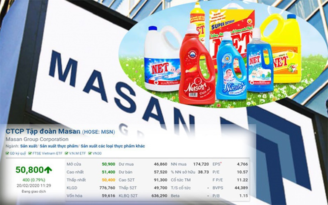 Masan hoàn tất thương vụ 46 triệu đô mua cổ phần bột giặt Net
