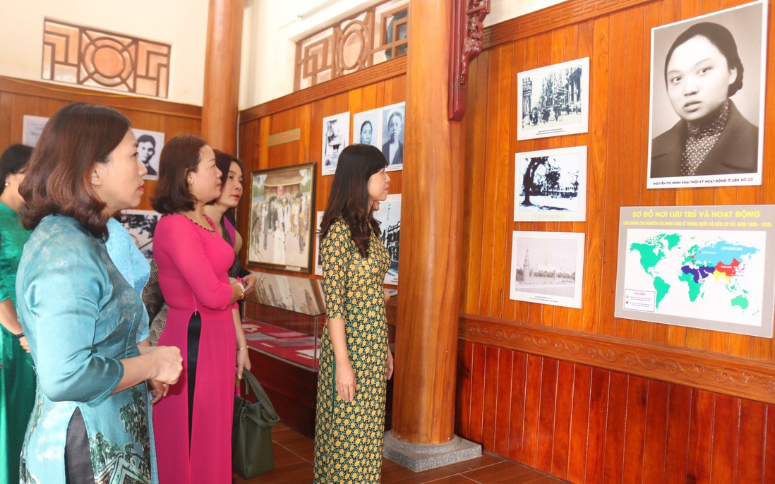 Hội LHPN Nghệ An dâng hương tưởng niệm Nhà cách mạng tiền bối Nguyễn Thị Minh Khai 
