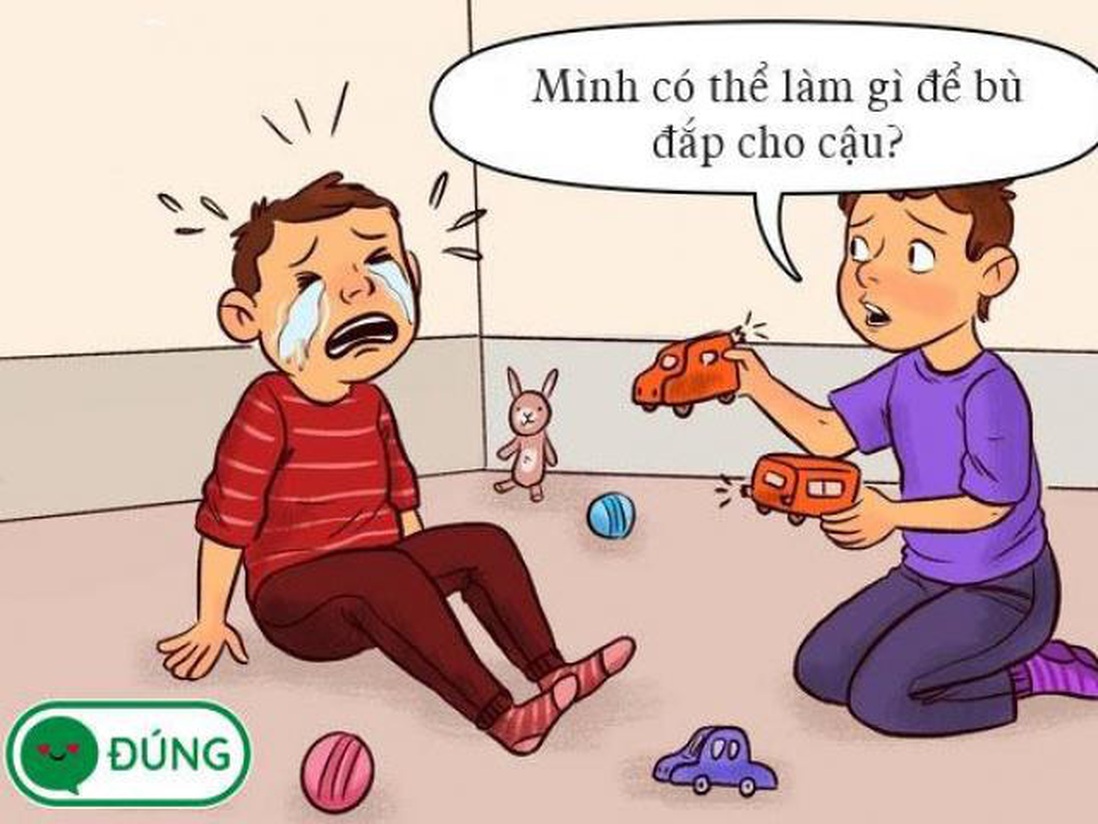 Yêu cầu con “xin lỗi” là chưa đủ, đây là điều bố mẹ nên dạy khi con sai lầm