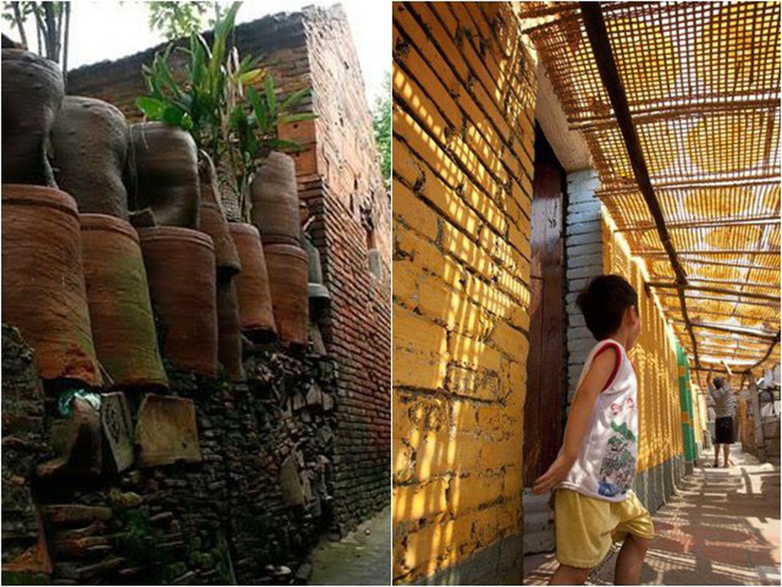 Kỳ diệu thay ngôi làng cổ độc đáo ở Việt Nam, 
xây tường bằng tiểu sành, không cần vôi vữa