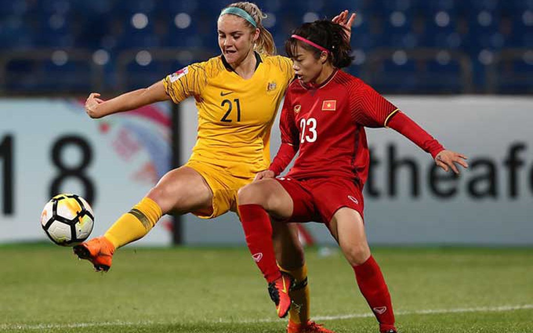 ĐT nữ Việt Nam thua Australia 0-5 ở lượt đi vòng play-off Olympic 2020 