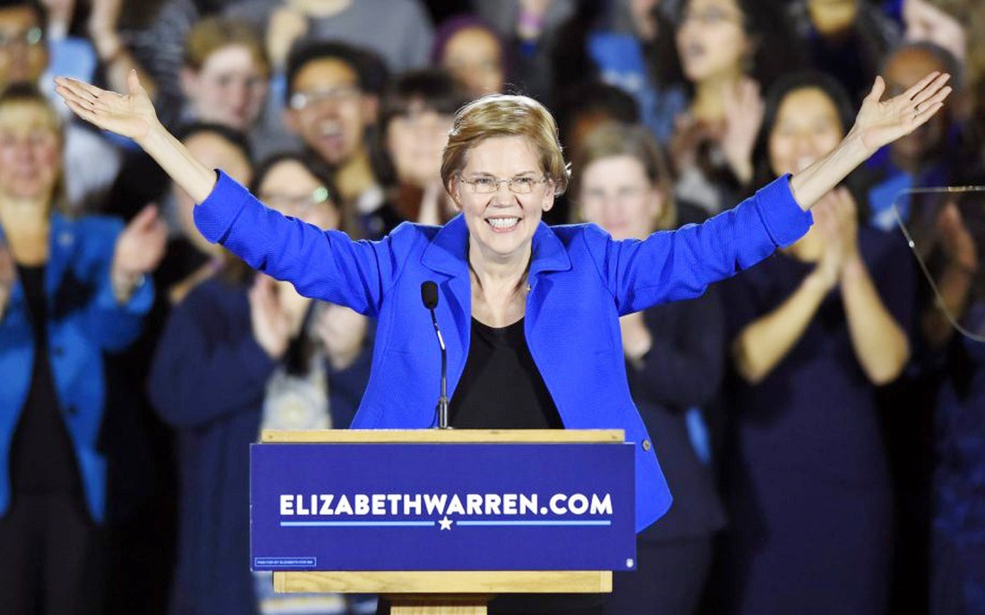 Bà Elizabeth Warren bất ngờ rút khỏi cuộc đua vào ghế tổng thống Mỹ