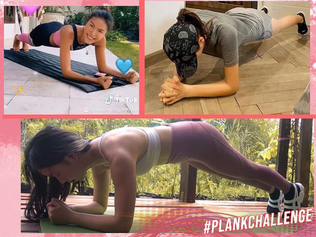 Plank challenge: Đánh tan mỡ bụng cùng Minh Tú, Châu Bùi và Yến Xuân