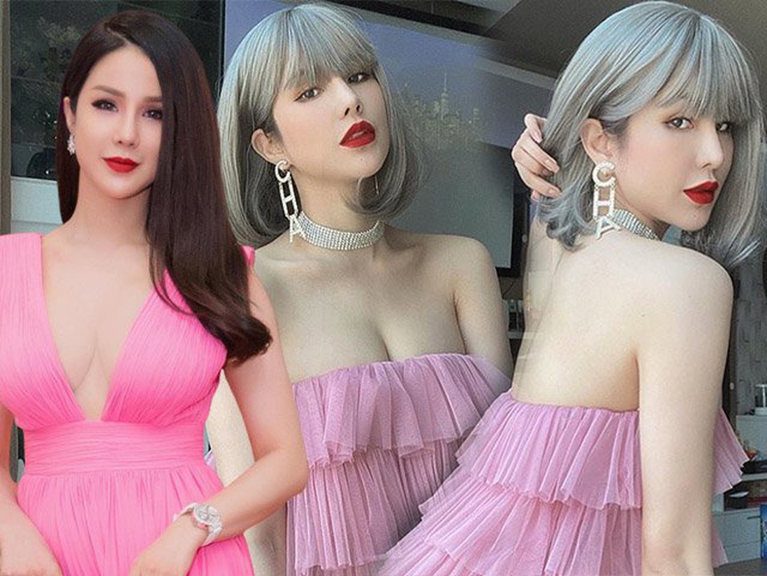 Trung thành với tóc dài, Diệp Lâm Anh biến hình nhận không ra với tóc ngắn bạc màu