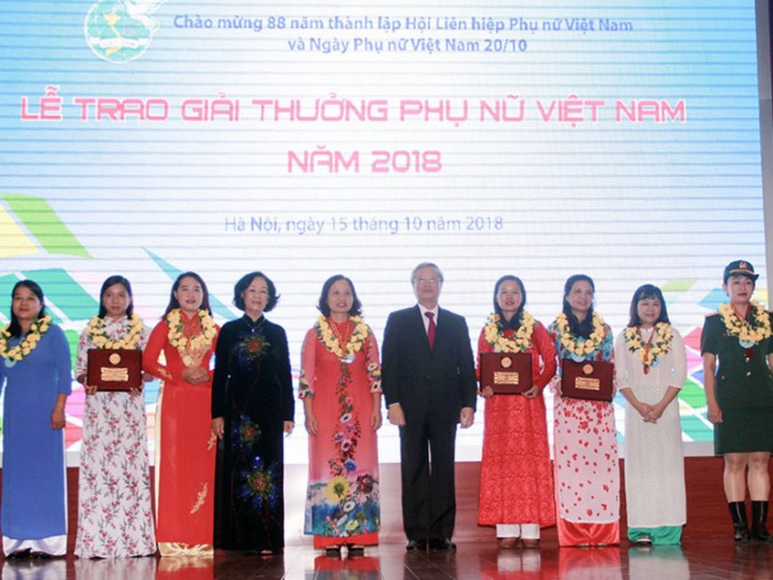 Chân dung 5 tập thể và 10 cá nhân được trao Giải thưởng Phụ nữ Việt Nam 2018 