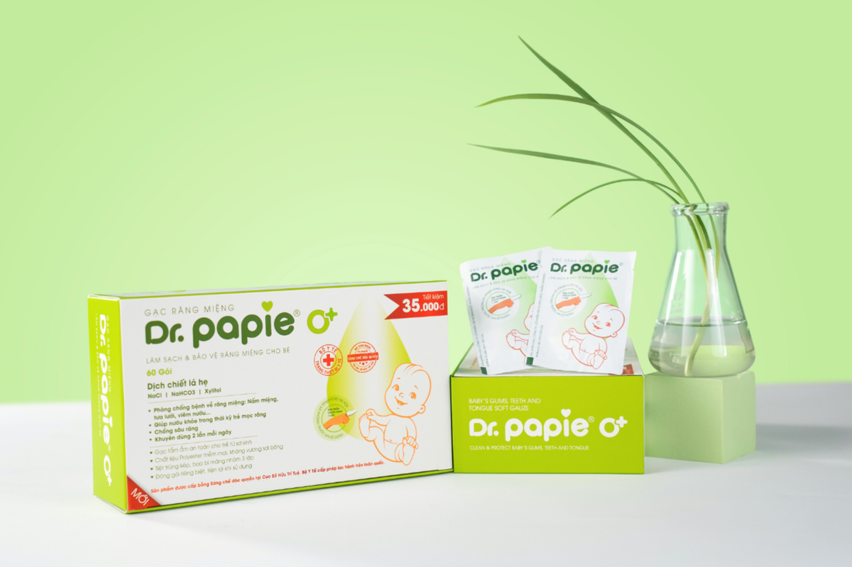 Dr.Papie ra mắt gạc răng miệng 0+ hộp 60 gói: Giải pháp tiết kiệm cho mẹ, giữ trọn an toàn cho bé
- Ảnh 1.
