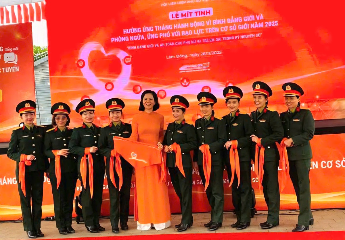 Hội LHPN Việt Nam mít tinh hưởng ứng Tháng Hành động vì bình đẳng giới năm 2025- Ảnh 6.