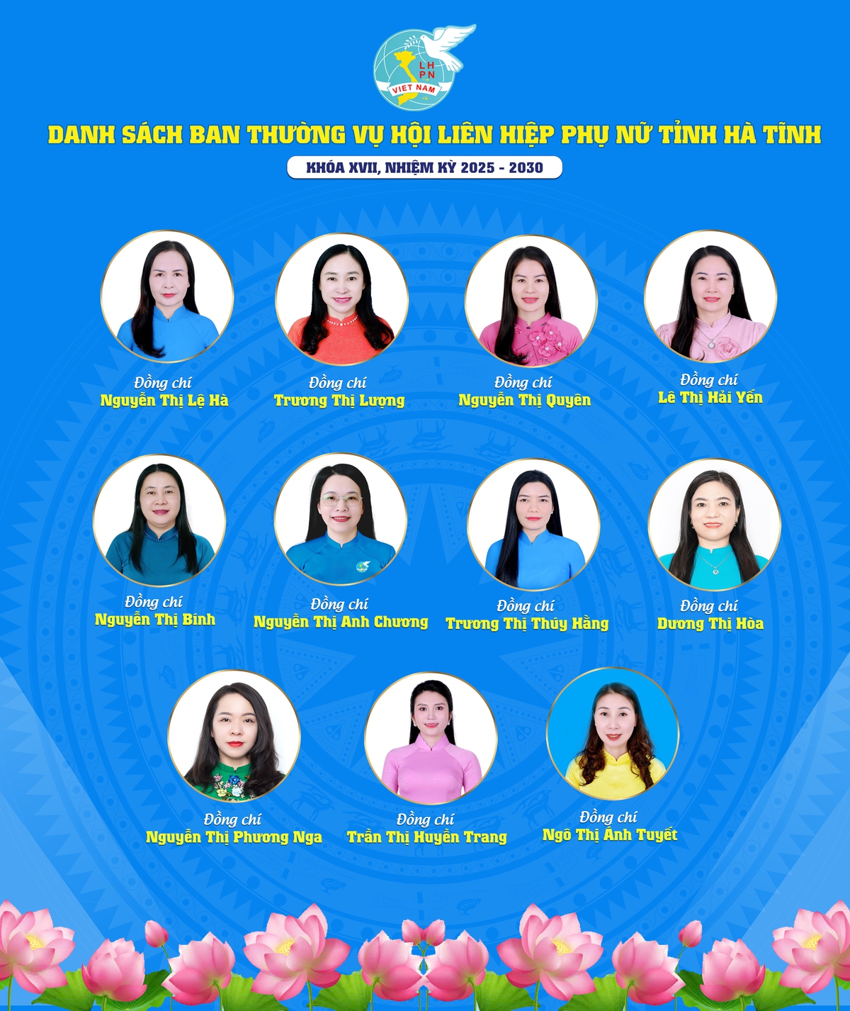 Bà Nguyễn Thị Lệ Hà tiếp tục giữ chức Chủ tịch Hội LHPN tỉnh Hà Tĩnh- Ảnh 2.