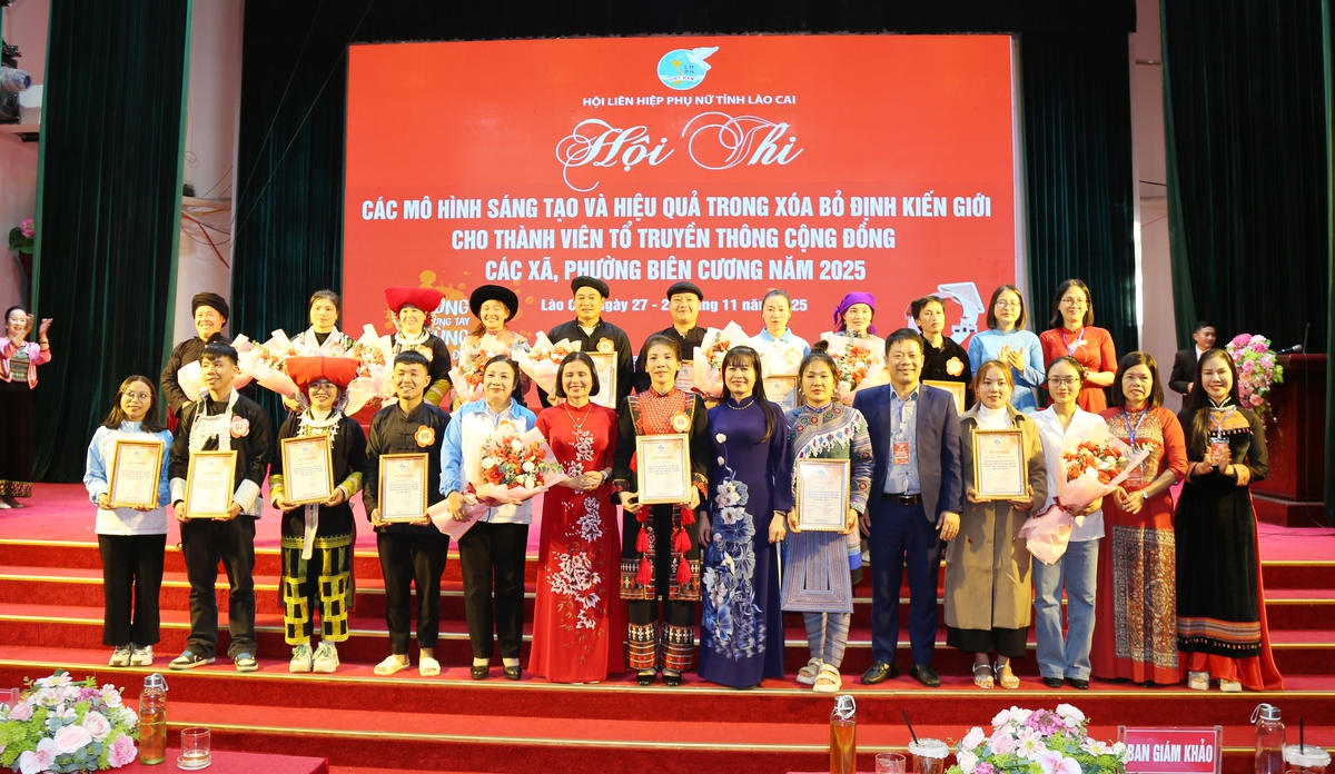 Lào Cai tổ chức Hội thi Các mô hình sáng tạo và hiệu quả trong xóa bỏ định kiến giới năm 2025- Ảnh 5.
