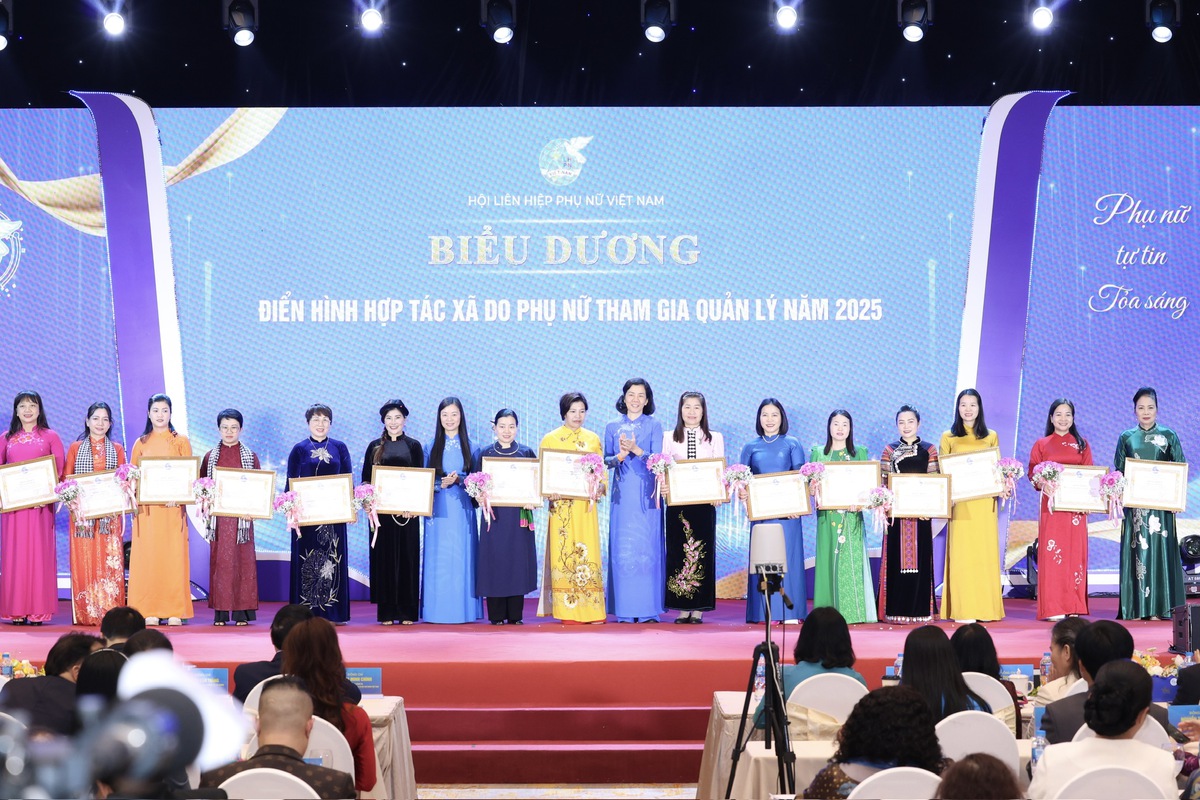 Hội LHPN Việt Nam biểu dương 50 Hợp tác xã có thành tích xuất sắc- Ảnh 1.
