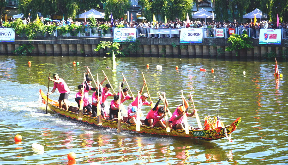 Giải đua Ghe ngo 2025: Nét văn hóa Khmer đặc sắc giữa lòng TPHCM- Ảnh 3.