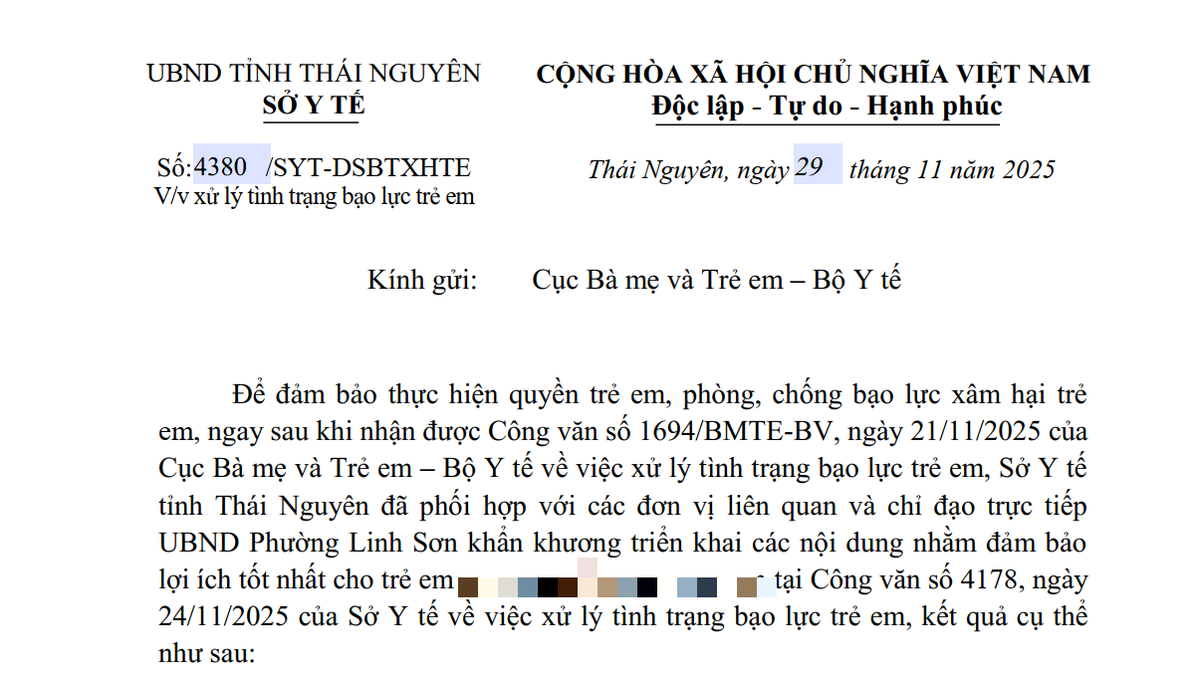Bé gái 13 tuổi bị bạo hành ở Thái Nguyên mong được về sống cùng dì- Ảnh 1.