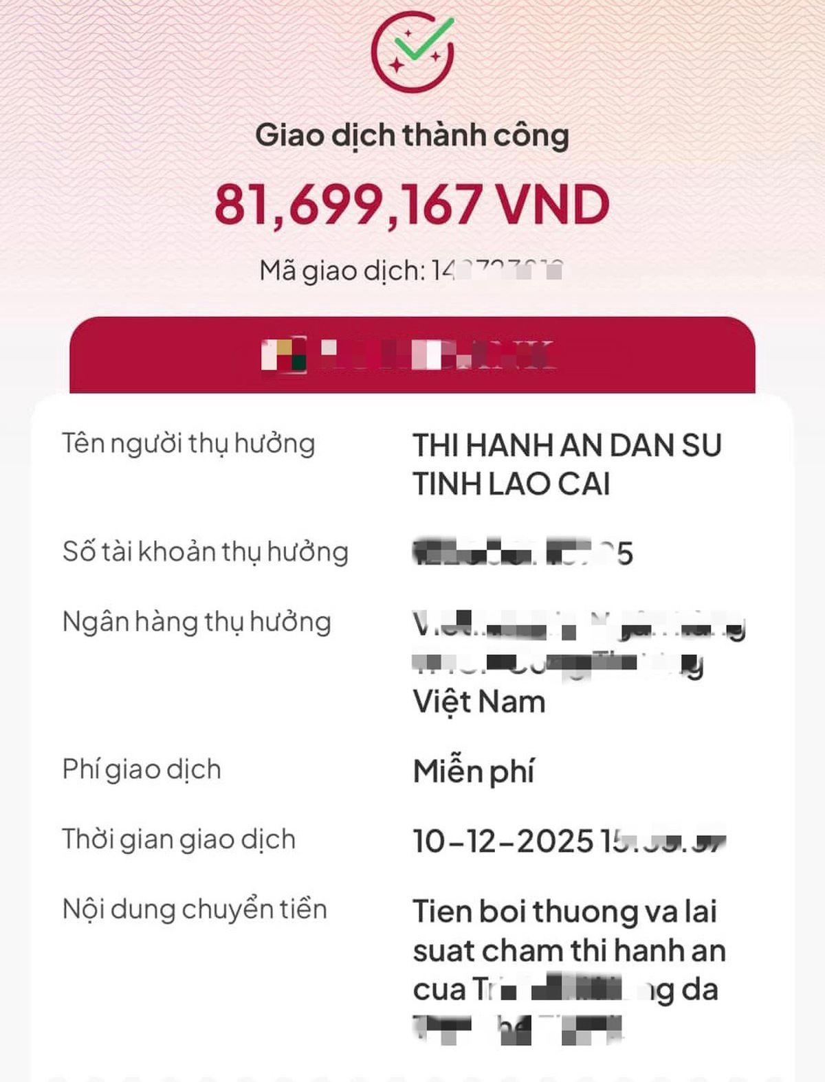 Vụ xét nghiệm ADN ở Lào Cai: Vợ cũ bồi thường cả gốc lẫn lãi sau phản ánh- Ảnh 1. Vụ xét nghiệm ADN ở Lào Cai: Vợ cũ bồi thường cả gốc lẫn lãi sau phản ánh- Ảnh 1.