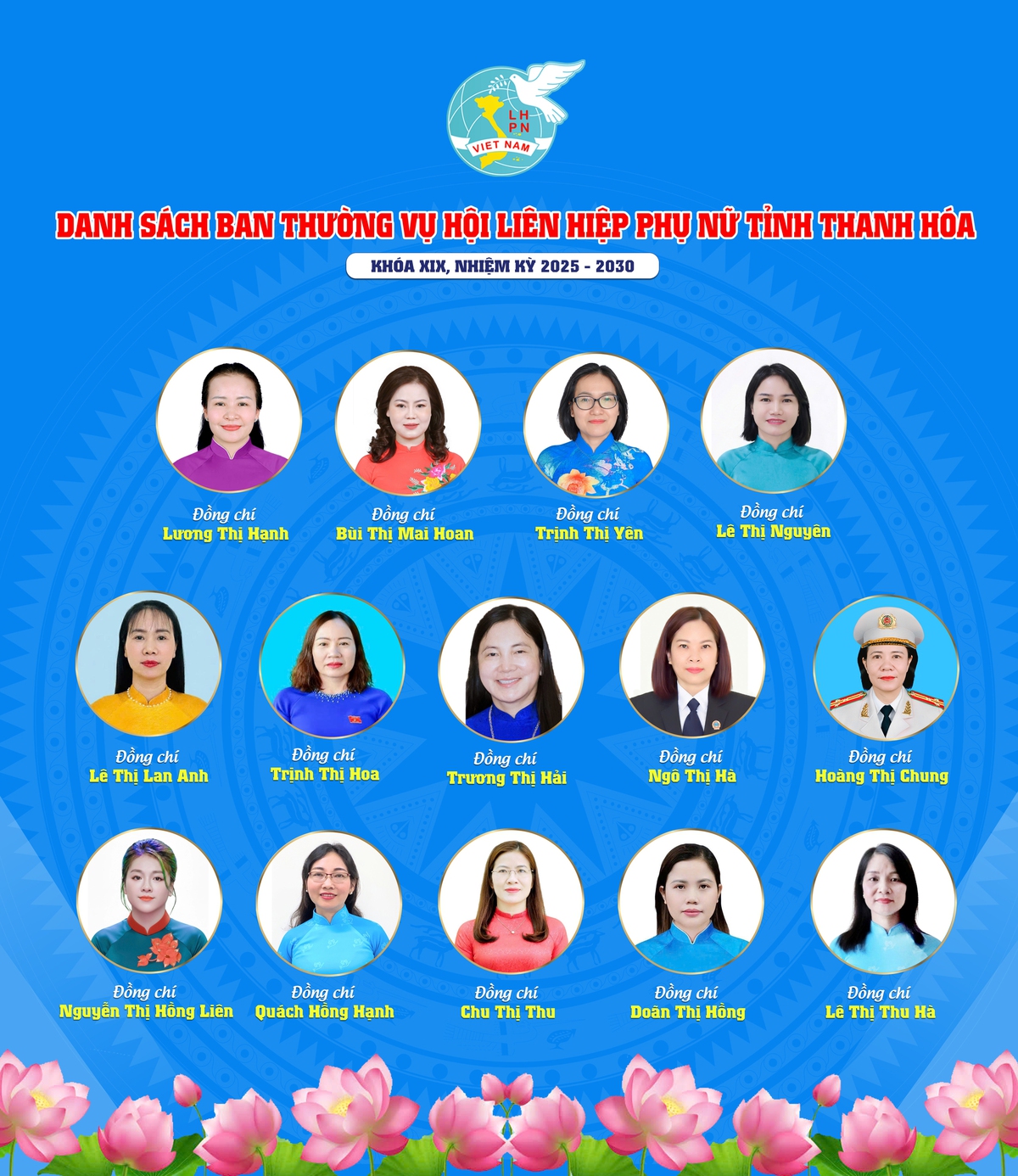 Infographic: Bà Lương Thị Hạnh giữ chức Chủ tịch Hội LHPN tỉnh Thanh Hóa- Ảnh 2.