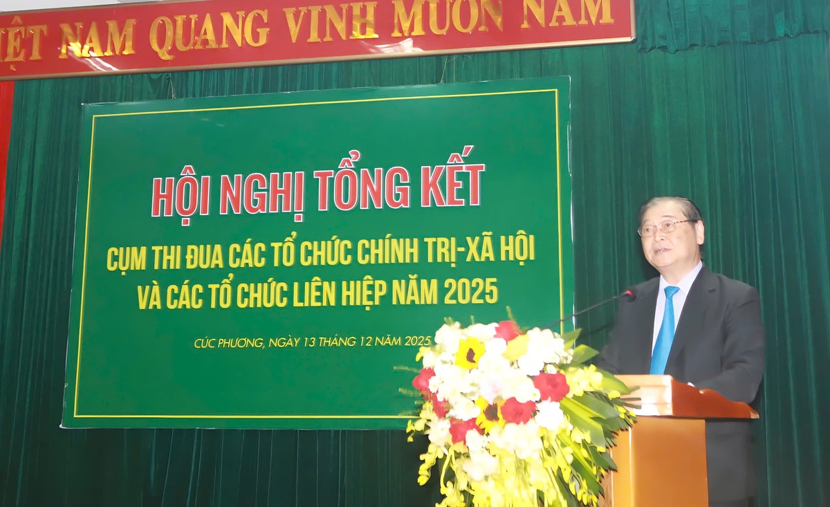 Cụm thi đua các tổ chức chính trị - xã hội và các tổ chức Liên hiệp tổng kết hoạt động năm 2025- Ảnh 1. Cụm thi đua các tổ chức chính trị - xã hội và các tổ chức Liên hiệp tổng kết hoạt động năm 2025- Ảnh 1.