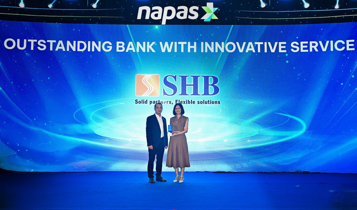 SHB nhận giải Ngân hàng xuất sắc về đổi mới sáng tạo, thúc đẩy tương lai thanh toán không tiền mặt- Ảnh 1.
