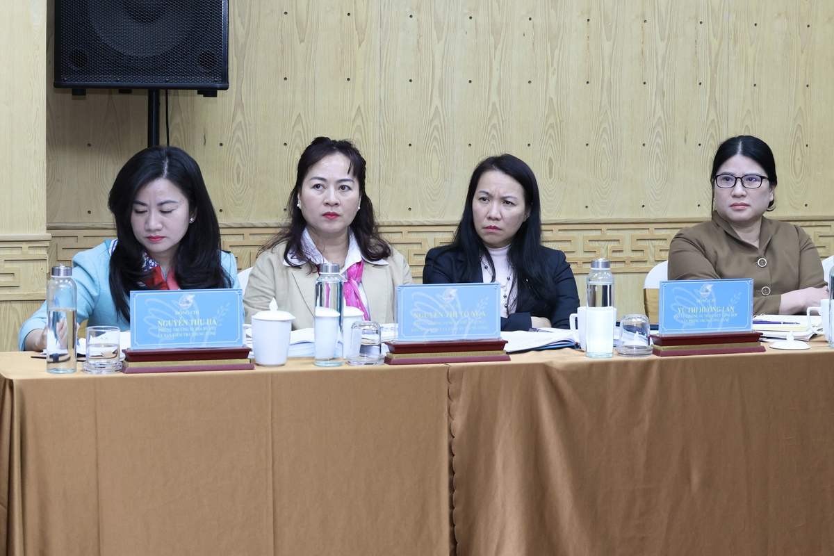 Đoàn Chủ tịch TƯ Hội LHPN Việt Nam thảo luận toàn diện các nội dung trình Hội nghị Ban Chấp hành lần thứ 15 - Ảnh 2.