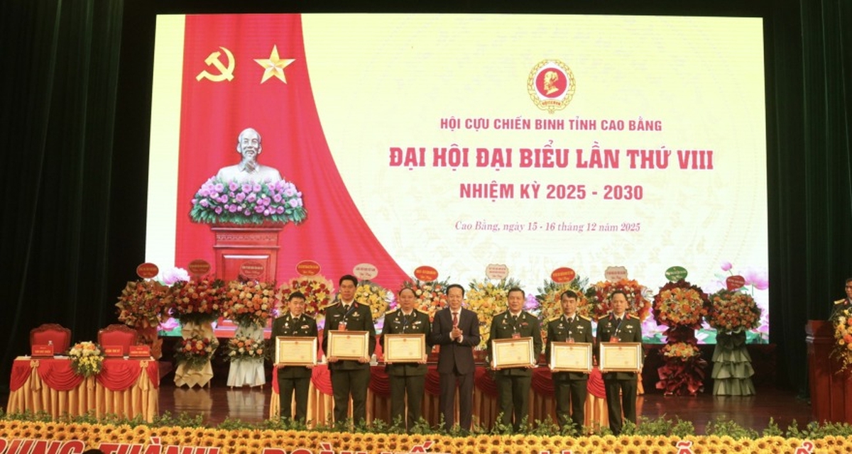 Ông Ngân Bá Đinh được bầu làm Chủ tịch Hội Cựu chiến binh tỉnh Cao Bằng- Ảnh 2.