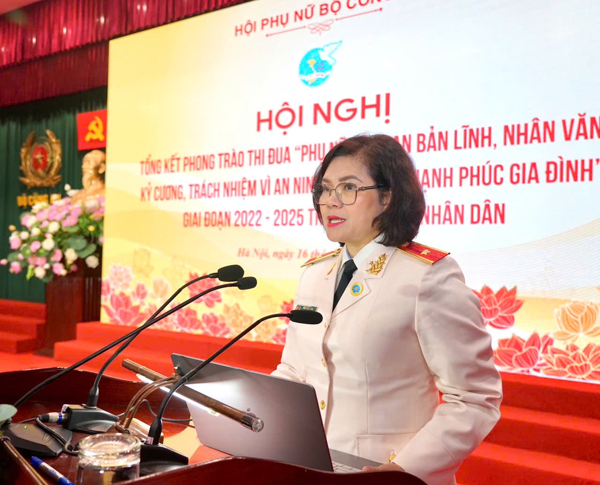 Phát động phong trào thi đua "Ba Nhất" trong toàn lực lượng phụ nữ Công an nhân dân- Ảnh 1.