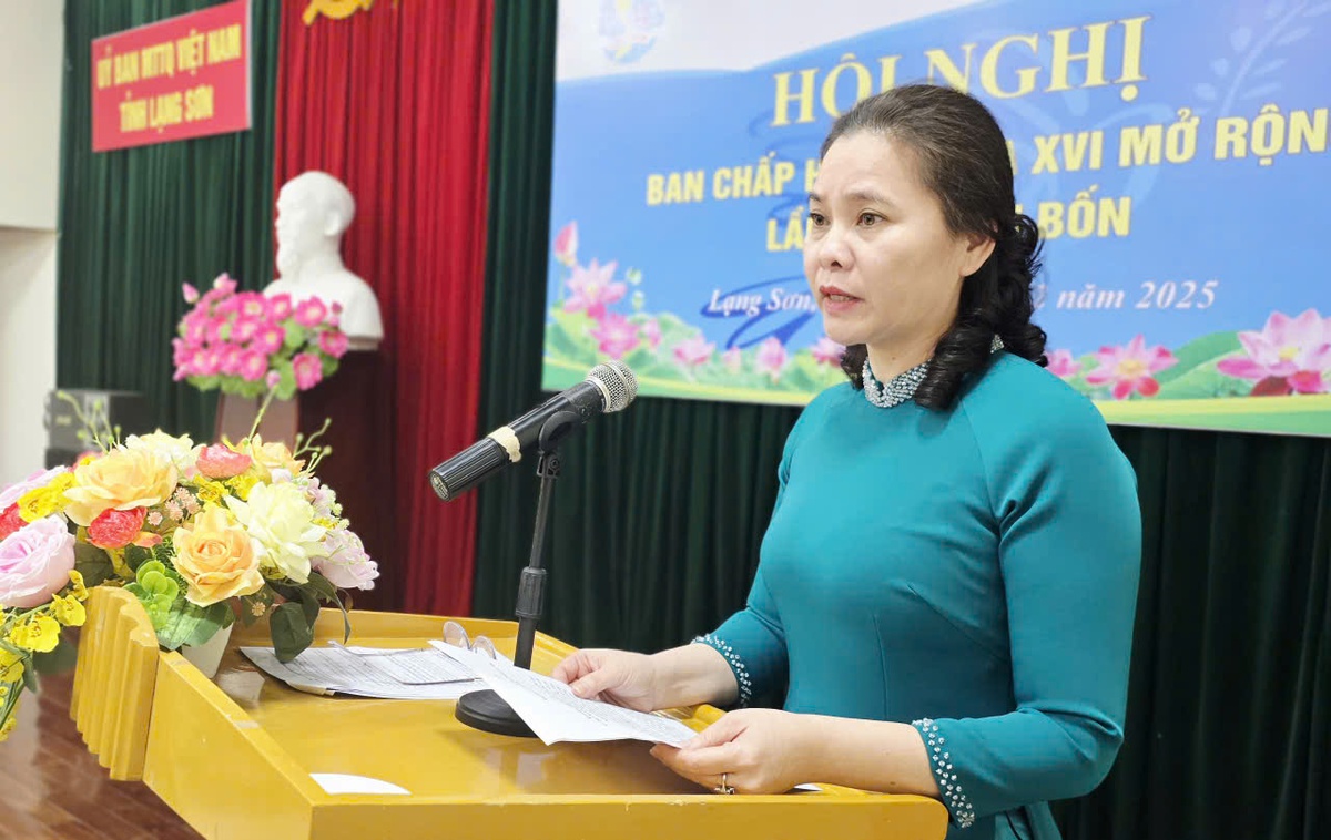 Bà Lê Ngọc Thùy làm Phó Chủ tịch Hội LHPN tỉnh Lạng Sơn- Ảnh 2.