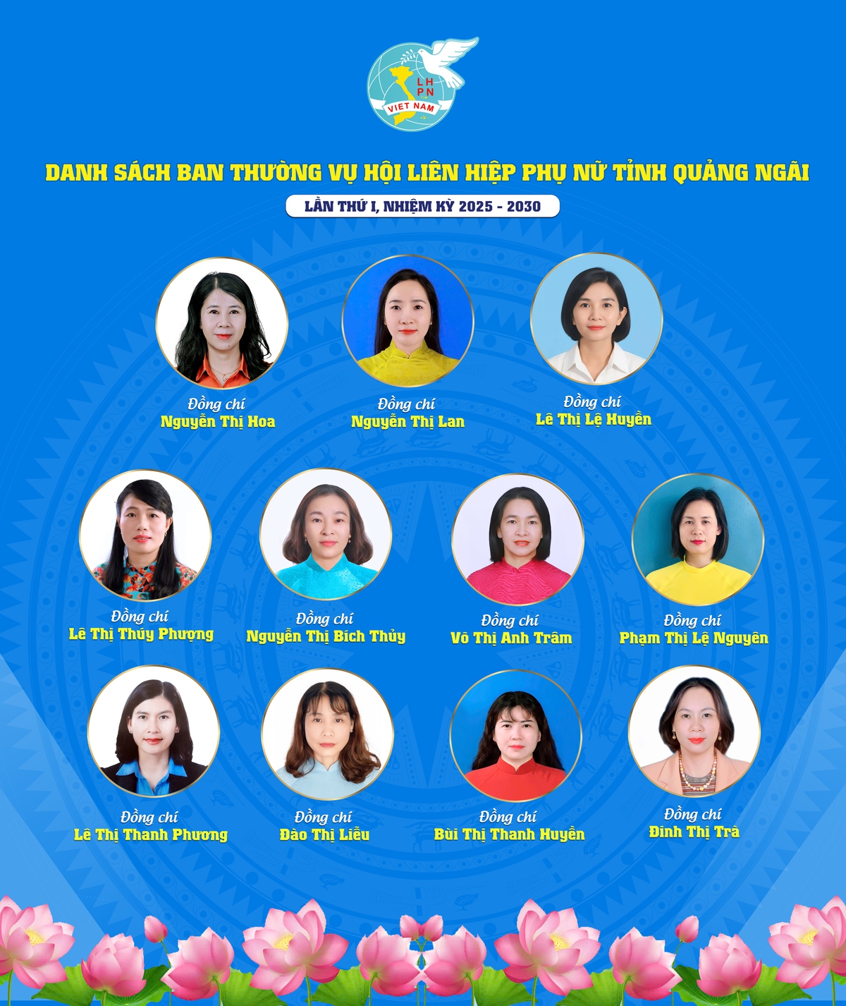 Infographic: Bà Nguyễn Thị Lan giữ chức Chủ tịch Hội LHPN tỉnh Quảng Ngãi- Ảnh 2. Infographic: Bà Nguyễn Thị Lan giữ chức Chủ tịch Hội LHPN tỉnh Quảng Ngãi- Ảnh 2.