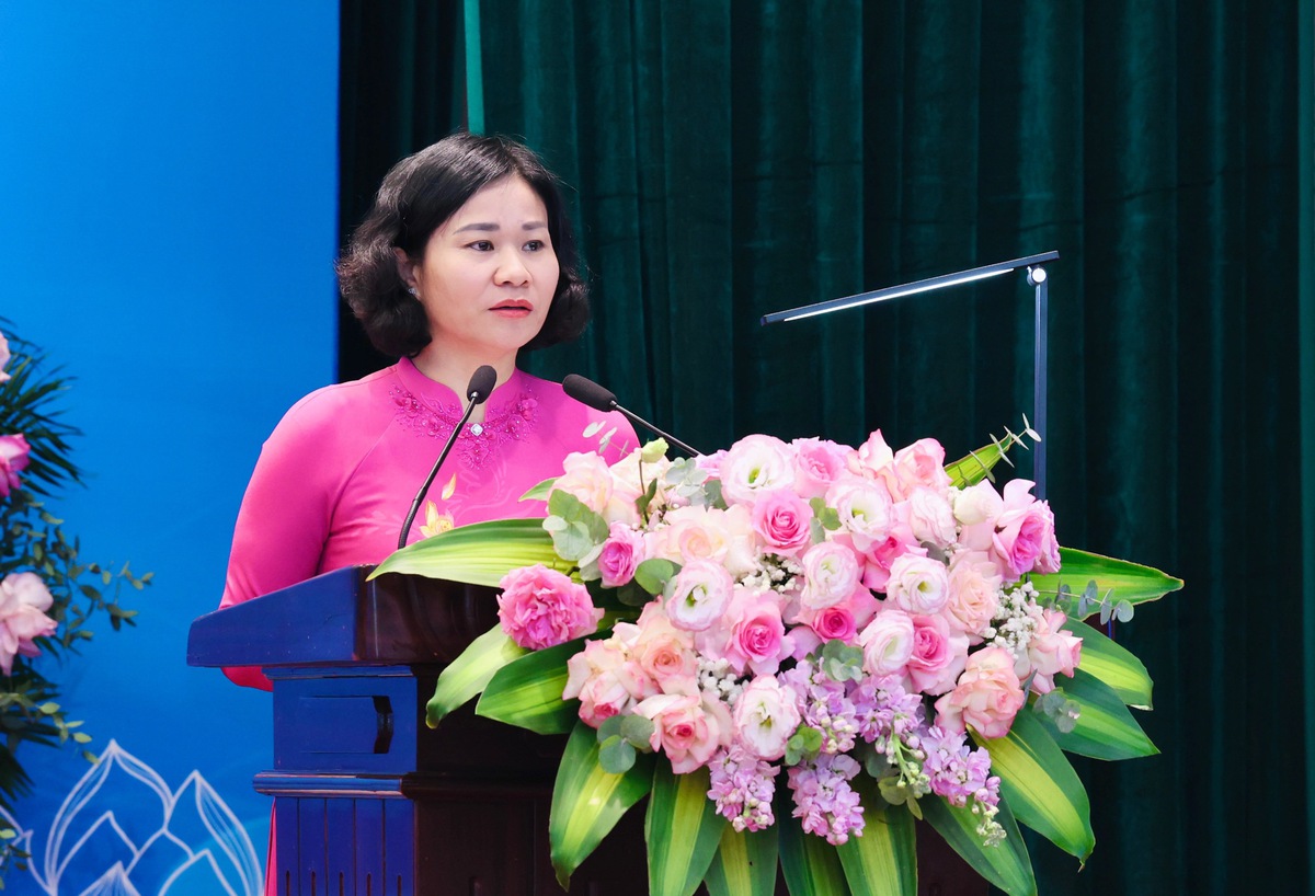 Những hình ảnh đẹp tại Đại hội đại biểu Phụ nữ Bộ Công an lần thứ X- Ảnh 6.