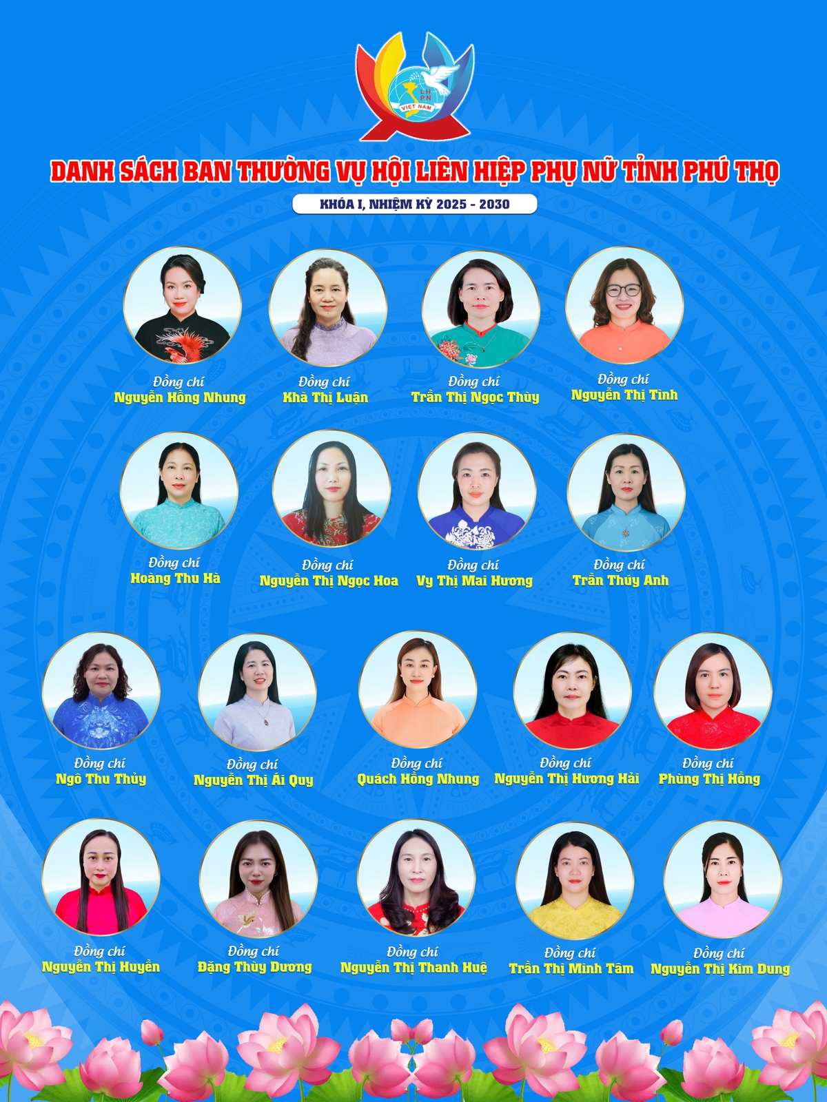 Infographic: Bà Nguyễn Hồng Nhung giữ chức Chủ tịch Hội LHPN tỉnh Phú Thọ- Ảnh 2.