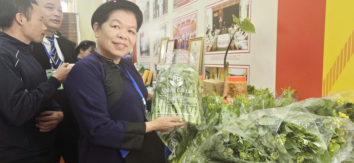 Phụ nữ xứ Lạng khoe đặc sản vùng cao tại Đại hội Nông dân tỉnh- Ảnh 6.