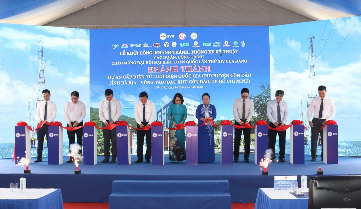 EVN khởi công, khánh thành đồng loạt nhiều dự án, công trình điện chào mừng Đại hội Đại biểu lần thứ XIV của Đảng- Ảnh 3.