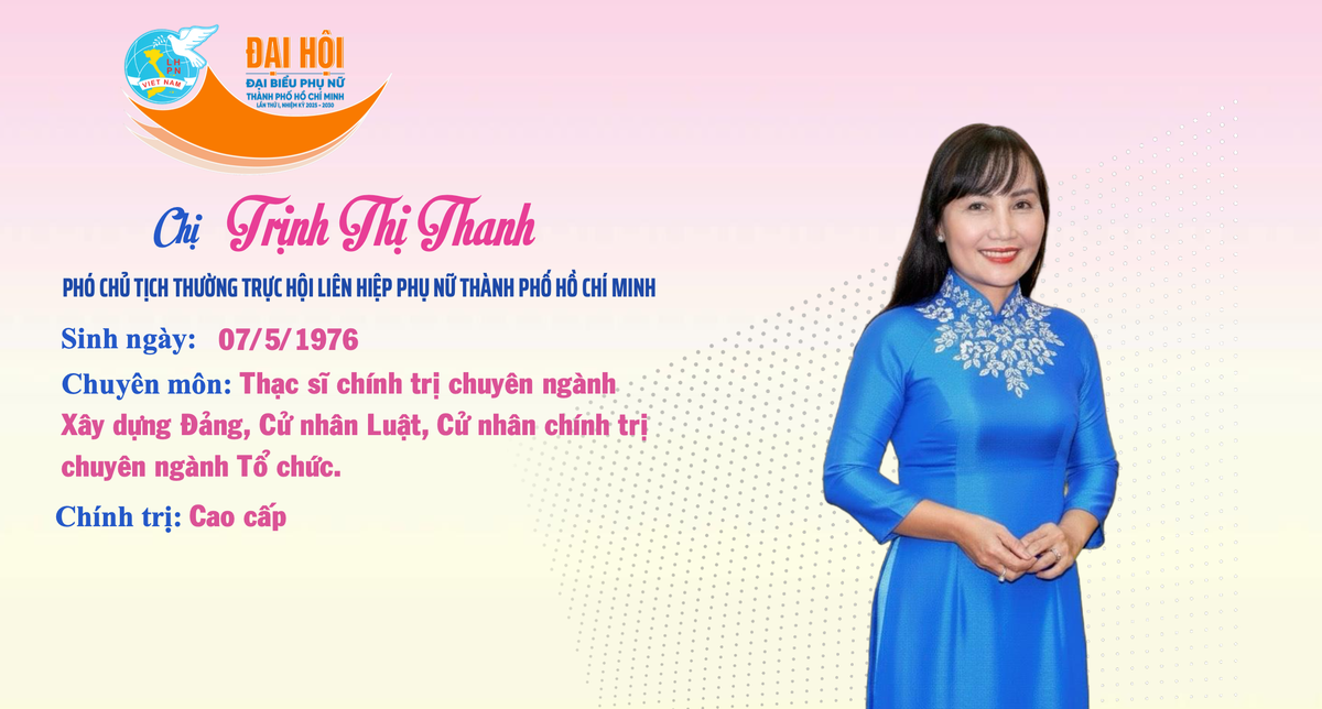 Infographic: Chủ tịch và 5 Phó Chủ tịch Hội LHPN TPHCM nhiệm kỳ 2025 - 2030- Ảnh 2.