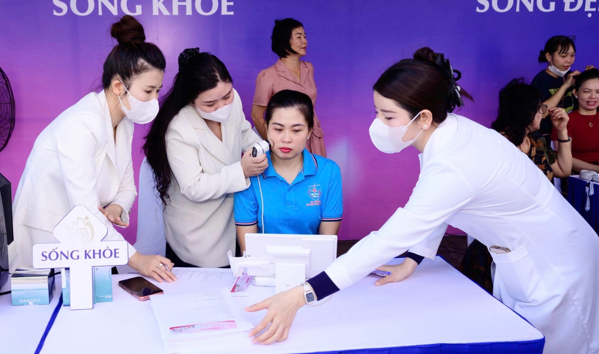 Ngày hội Nữ Công nhân lan tỏa tinh thần sống khỏe - sống đẹp - tự tin tỏa sáng- Ảnh 4.