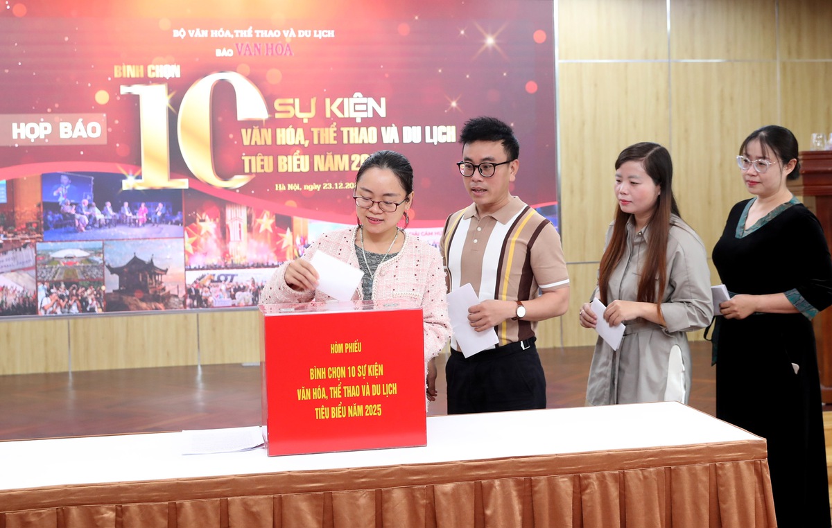 Mở cổng bình chọn 10 sự kiện Văn hóa, Thể thao và Du lịch tiêu biểu năm 2025- Ảnh 2.