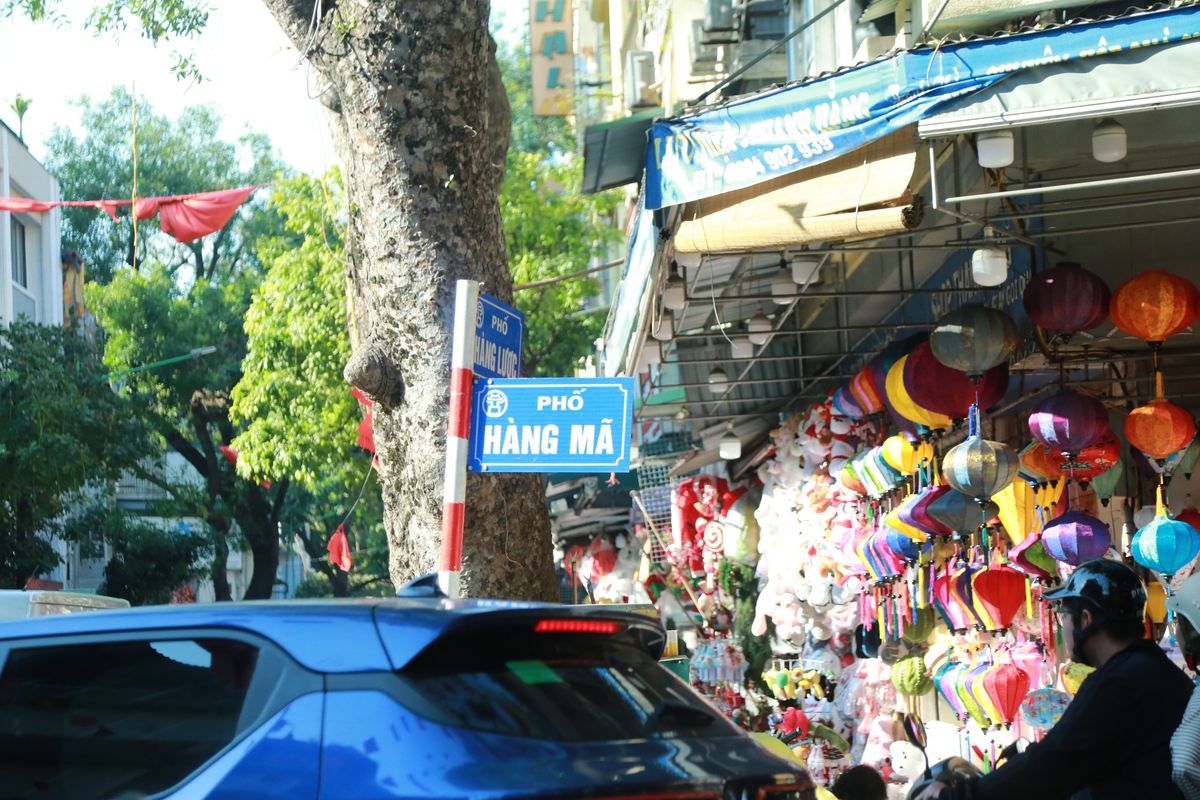 Phố Hàng Mã mùa Giáng sinh 2025: Gọn gàng trật tự hơn, đồ trang trí giá rẻ bán chạy- Ảnh 1.