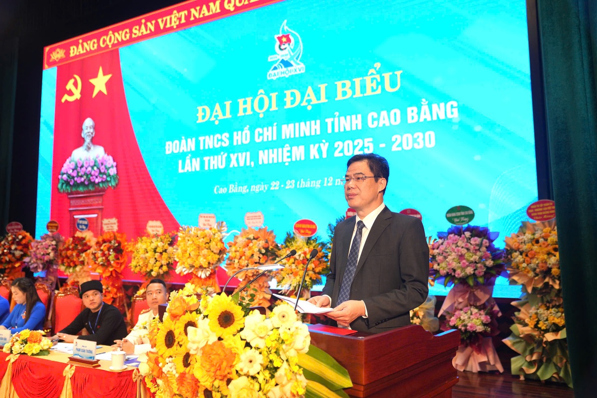 Bà Nguyễn Thị Hương Nhung tái đắc cử Bí thư Tỉnh Đoàn Cao Bằng- Ảnh 5.