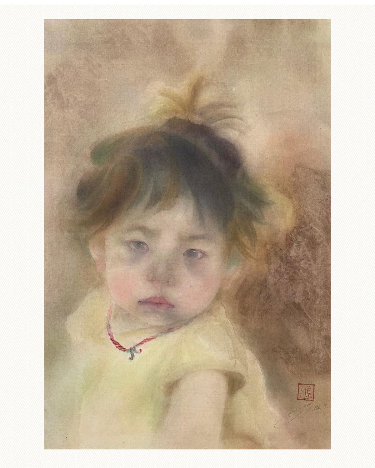 Tranh lụa của  Nguyễn Ngọc Diệp