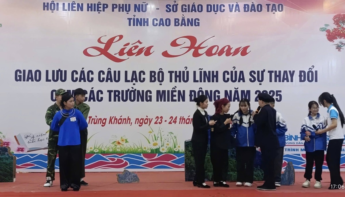 Cao Bằng: Lan tỏa bình đẳng giới từ liên hoan “Thủ lĩnh của sự thay đổi”- Ảnh 2. Cao Bằng: Lan tỏa bình đẳng giới từ liên hoan “Thủ lĩnh của sự thay đổi”- Ảnh 2.