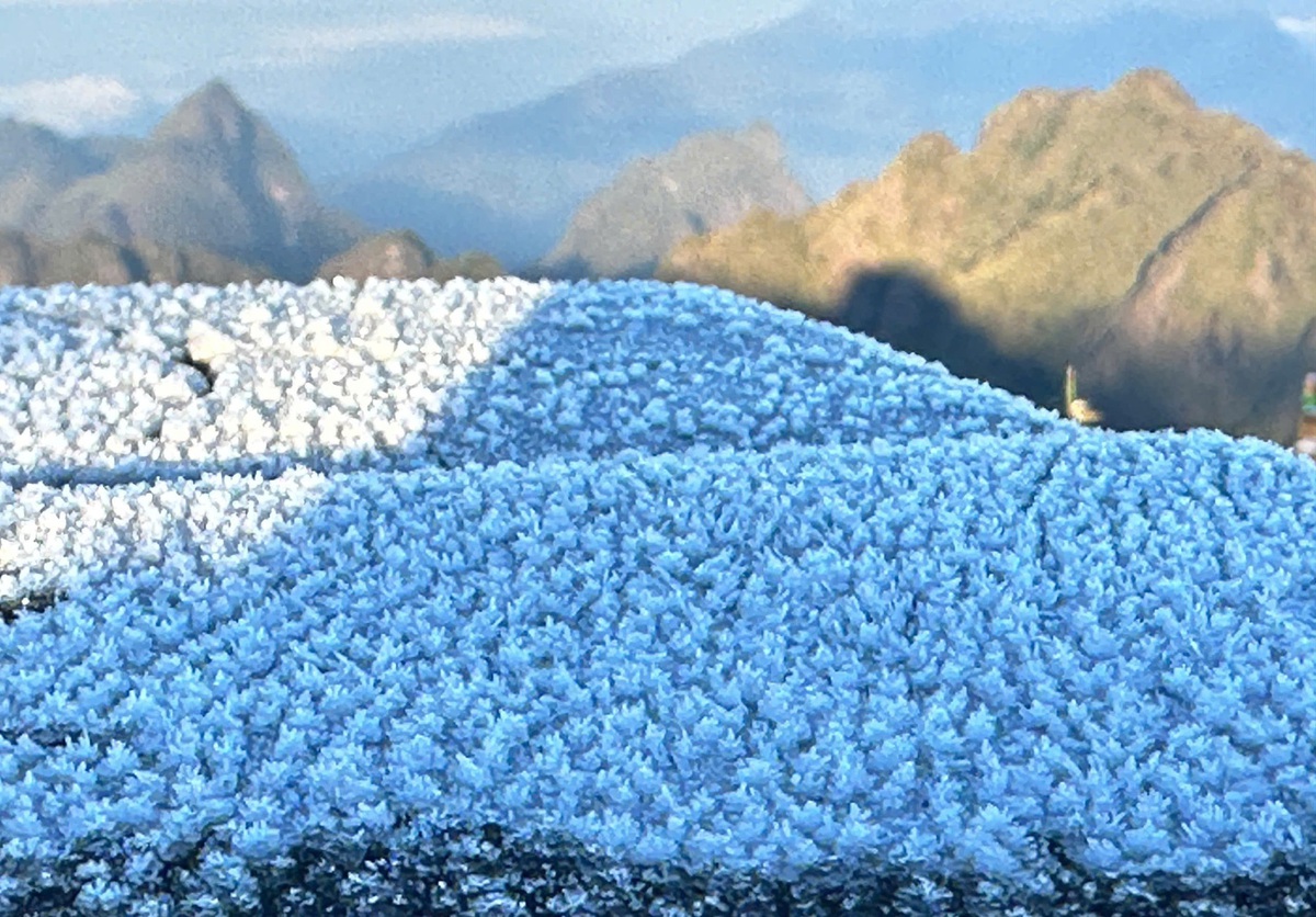 Băng giá phủ trắng đỉnh Fansipan ngày Giáng sinh- Ảnh 7.