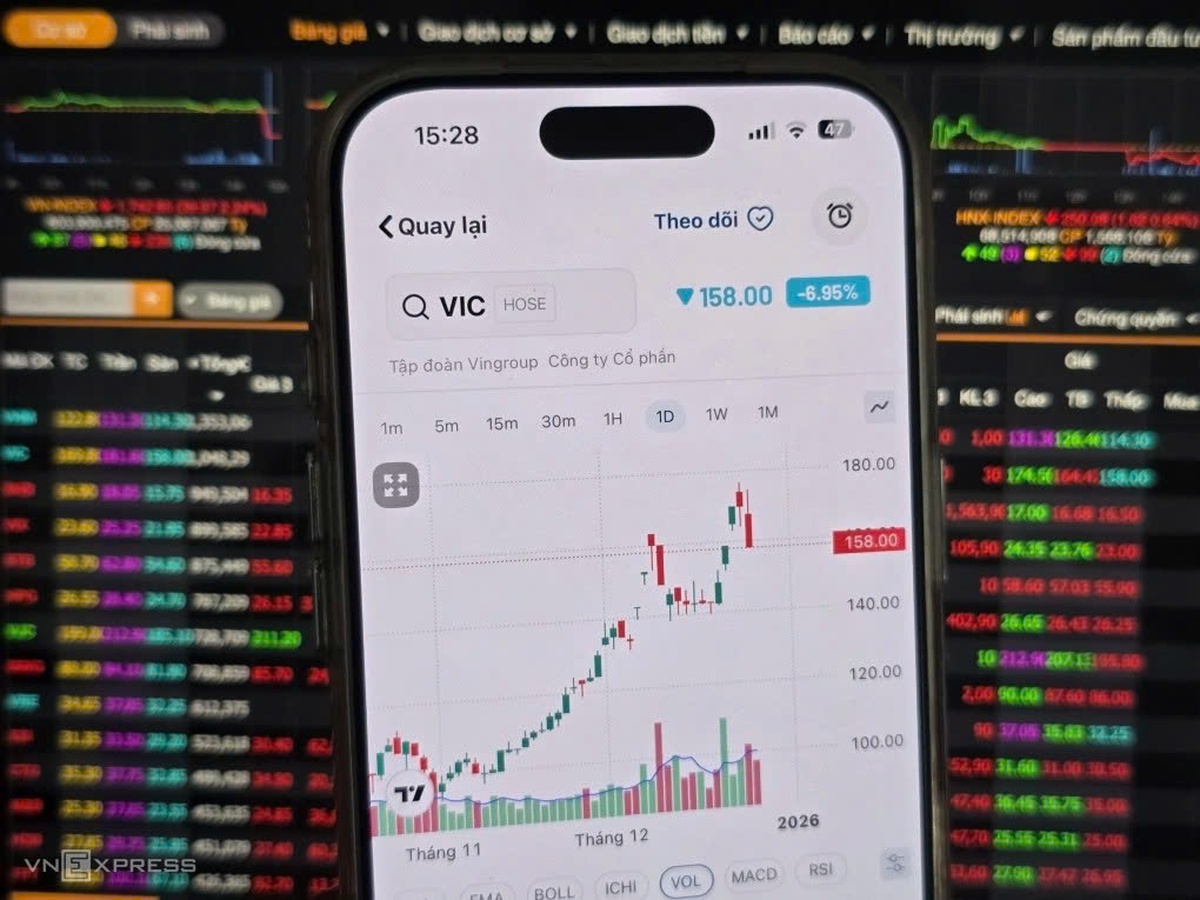 Cổ phiếu VIC giảm sàn ngay khi Vingroup rút đăng ký dự án đường sắt cao tốc- Ảnh 1.