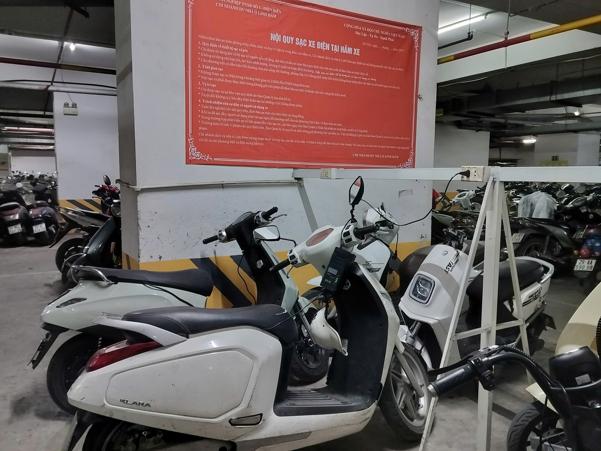 Chung cư "vạn dân" ở Hà Nội cấm gửi xe điện: Cư dân mong được đối thoại- Ảnh 3.