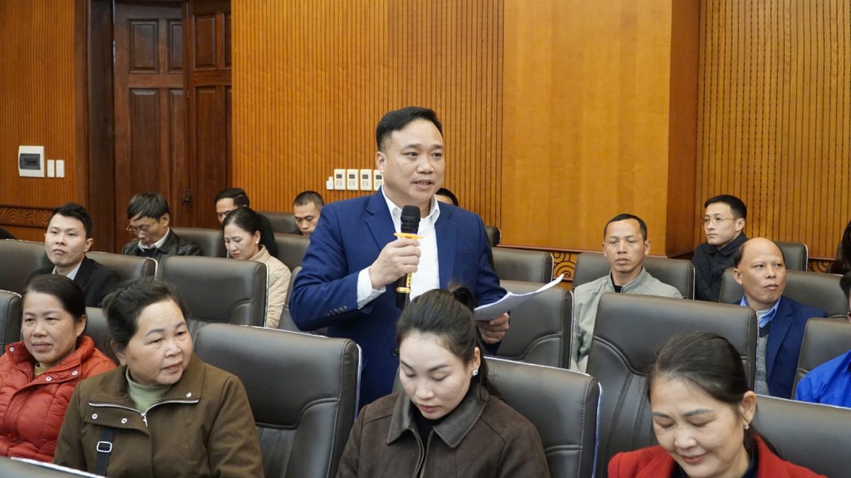 Chủ tịch UBND tỉnh Cao Bằng đối thoại với phụ nữ, thanh niên, nông dân, doanh nghiệp- Ảnh 2.