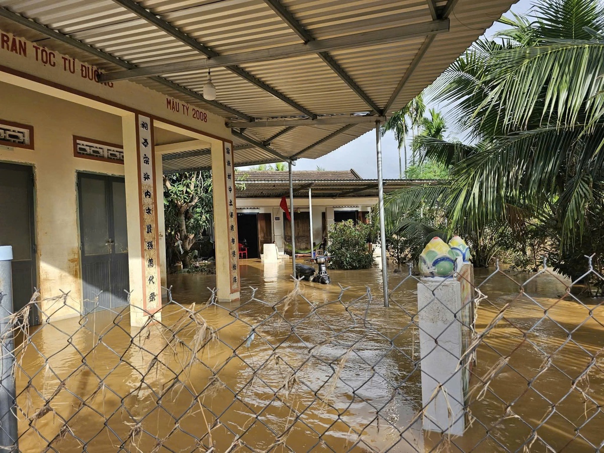 Mưa to, nước dâng cao, người dân Khánh Hòa căng mình tiếp tục chạy lũ- Ảnh 1.