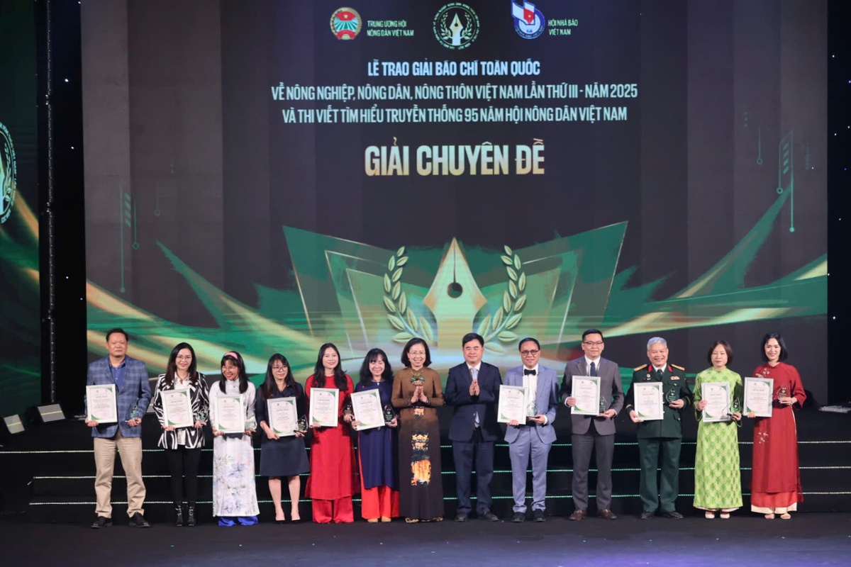 Tôn vinh 45 tác giả, nhóm tác giả đoạt giải báo chí về nông nghiệp, nông dân, nông thôn- Ảnh 10.