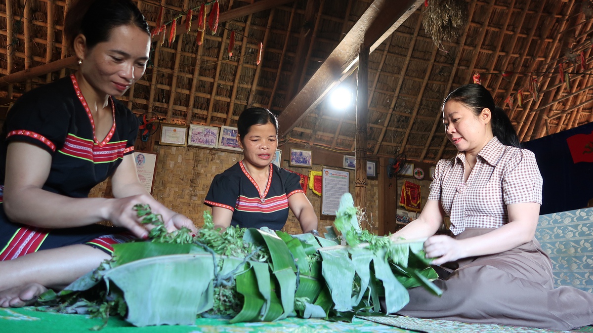 Làng biên giới Đăk Răng rộn ràng phục dựng Lễ mừng lúa mới- Ảnh 7.