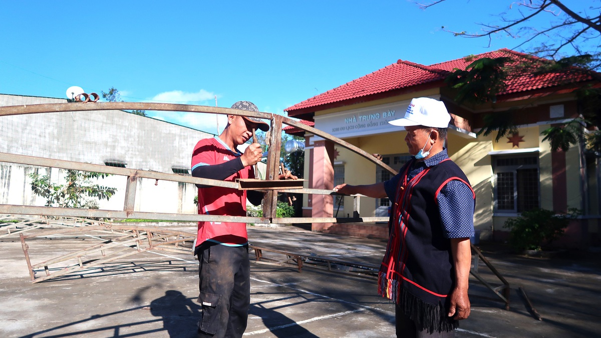 Làng biên giới Đăk Răng rộn ràng phục dựng Lễ mừng lúa mới- Ảnh 11.
